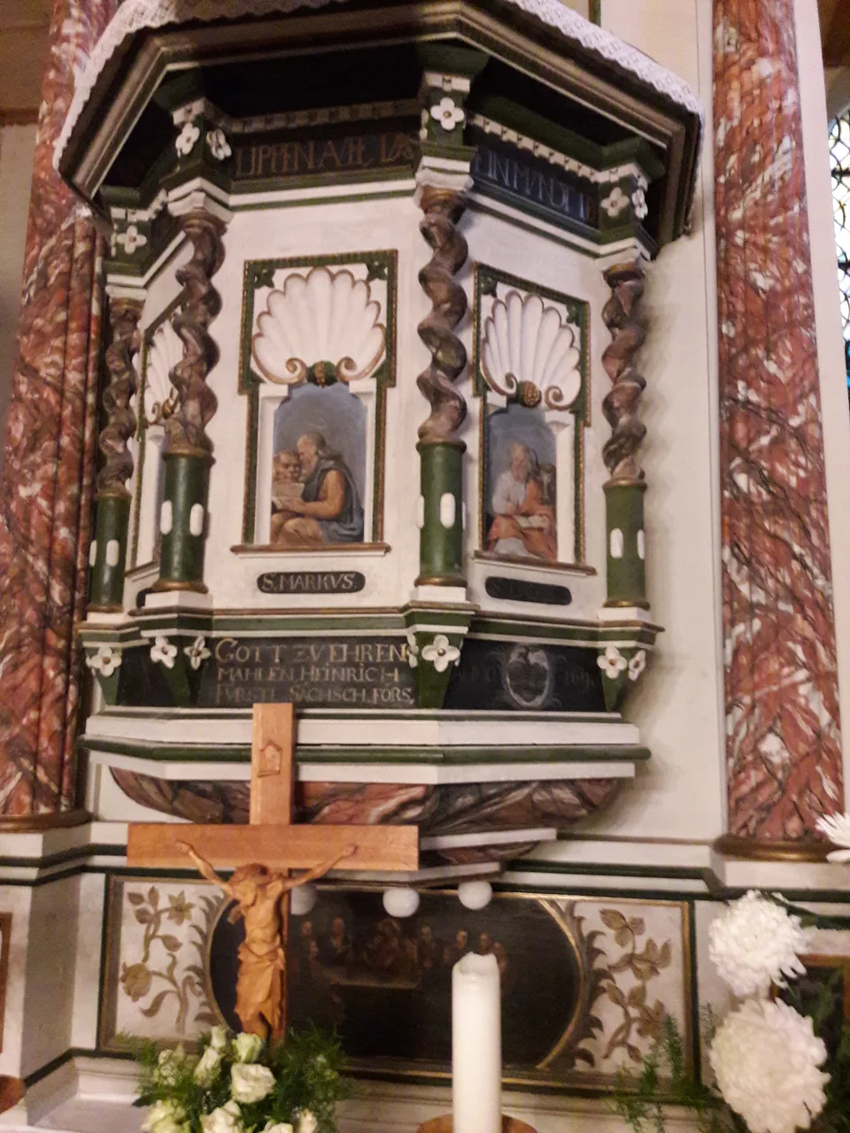 Deckenmalerei der Nikolaikirche Uebigau